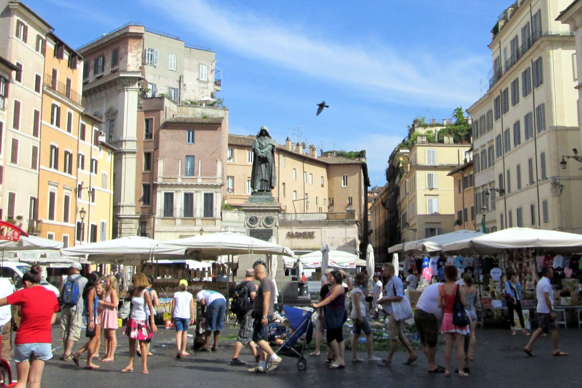 Ticket Terminal - Mercato di Campo de'fiori